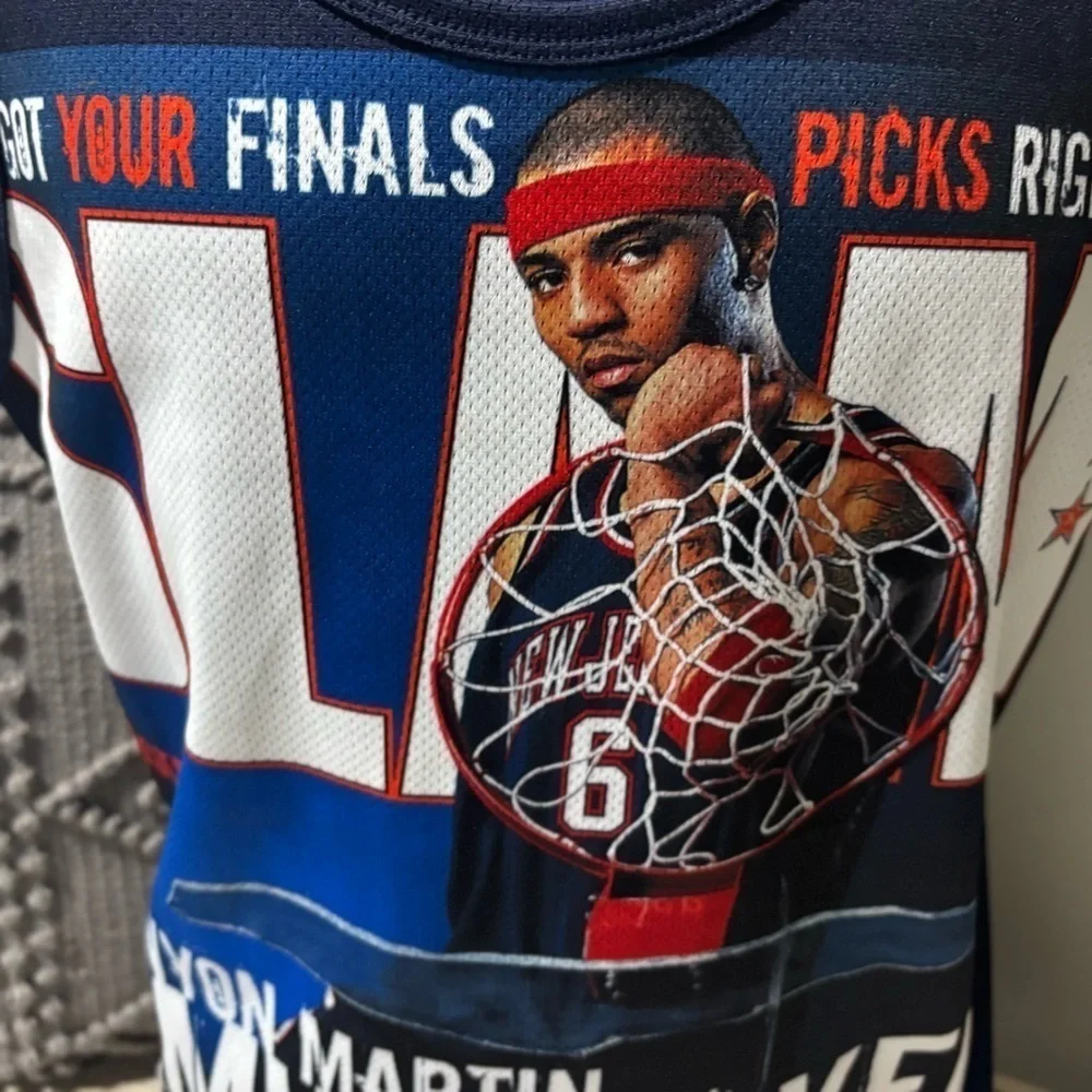 Mitchell & Ness SLAM Magazine Kenyon Martin #6 Tank Top- Large - Picture 2 of 7